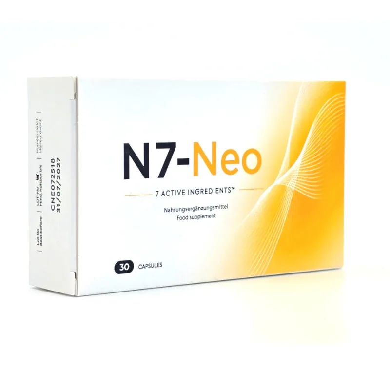 N7 Neo doos schuin gefotografeerd